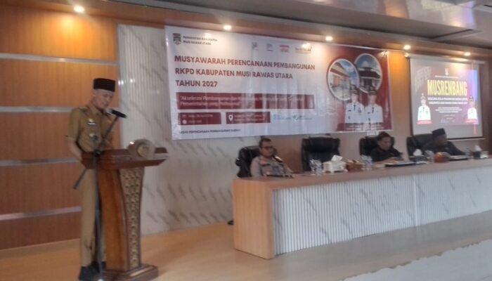 Wakil Bupati Musi Rawas Utara Buka Musrenbang RKPD 2027. Pemerintah Daerah Fokus Pada Skala Prioritas