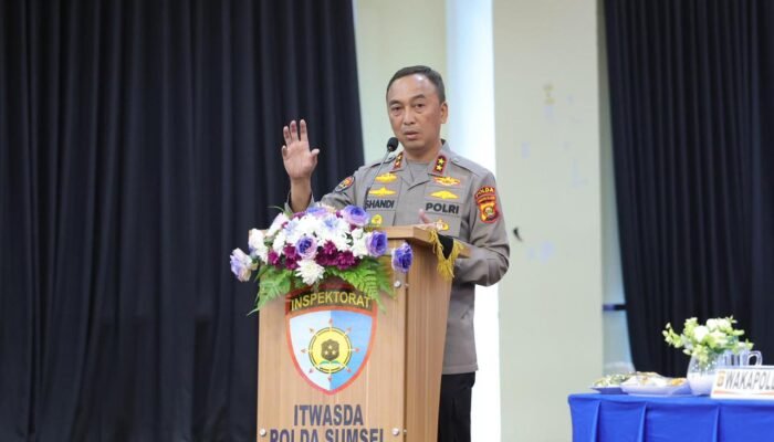Kapolda Sumsel Perkuat Audit Kinerja sebagai Instrumen Strategis Dukung Program Presiden