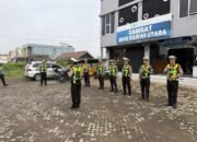 Kasat Lantas Polres  Musi Rawas Utara AKP M.A.Karim.SH.MH Pimpin Latkatpuan 12 Gerakan Lalulintas