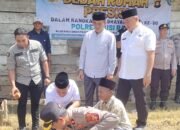 Meriahkan Hari Bhayangkara ke-80, Polres Musi Rawas Bedah Empat Rumah Warga dari Donasi Personel