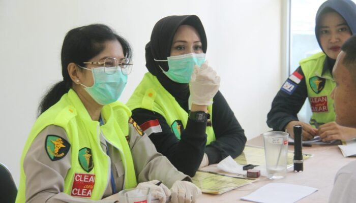 Karo SDM Polda Sumsel Tinjau Langsung Seleksi Rikkes I Bintara Polri