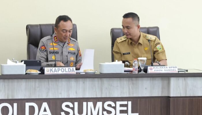 Kapolda Sumsel Ikuti Arahan Wakapolri Antisipasi El Nino “Godzilla”, Perkuat Kesiapsiagaan Karhutla
