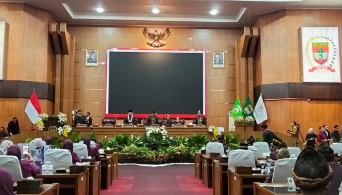 DPRD Musi Rawas Gelar Paripurna HUT Musi Rawas ke-83.