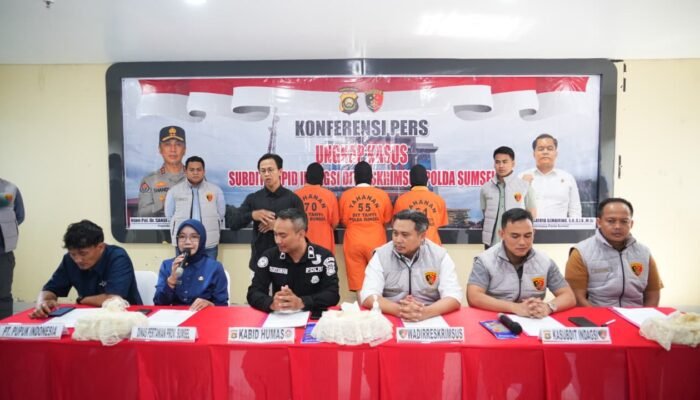 Polda Sumsel Bongkar Sindikat Penyelewengan 10 Ton Pupuk Subsidi di Muara Enim