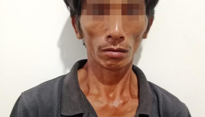 Diduga Cabuli Anak 8 Tahun Pria Di Musi Rawas Utara Di Tangkap Sat Reskrim PPA dan PPO Polres Musi Rawas Utara. 