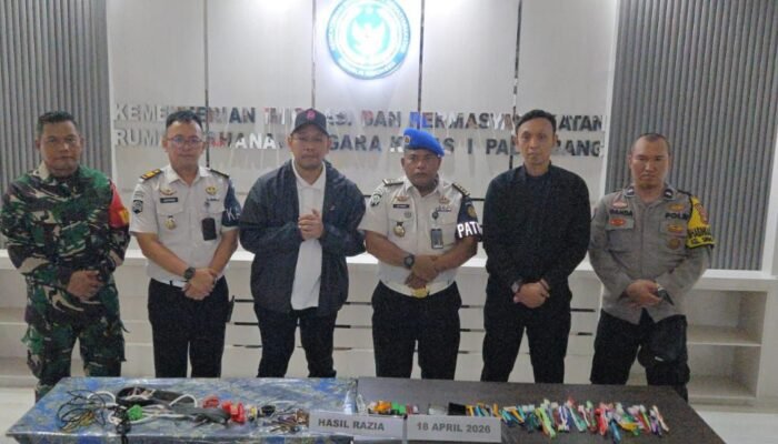 Cegah Gangguan Kamtibmas, Satresnarkoba Polrestabes Palembang Gelar Razia dan Tes Urine di Lapas