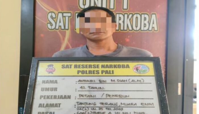 Kurir Sabu 8,59 Gram Ditangkap di Jalan Sekayu–Belimbing PALI, Sabu Dibalut Tisu dalam Bungkus Rokok di Motor