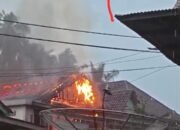 Jago Merah Mengamuk. Rumah Panggung di Kecamatan Karang Dapo, Musi Rawas Utara Rata DenganTanah