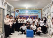 Peringati Hari Bakti Pemasyarakatan ke-62. Pegawai Lapas Kelas III Surulangun Rawas Adakan Aksi Donor Darah