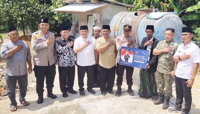 Raih Peringkat Pertama Pembangunan Sumur Bor Terbanyak se-Sumsel, Kapolres Musi Rawas Terima Apresiasi Kapolda Sumsel 