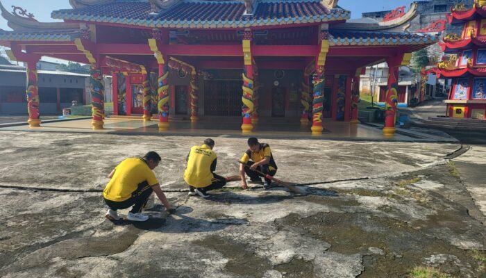 Hari Bhayangkara ke-80, Polda Sumsel Melalui Polres Lubuklinggau Tebar Semangat Toleransi Bakti Religi di Rumah Ibadah