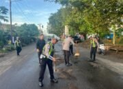 Polres Musi Rawas Sigap Tangani Tumpahan Minyak