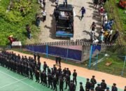 Batalyon B Pelopor Siaga Amankan Penyampaian Aspirasi Masyarakat di Kikim Barat