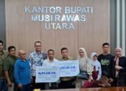 BPJS Ketenagakerjaan Serahkan Santunan Rp.697 Juta Ke Ahli Waris Korban Laka Di Musi Rawas Utara 