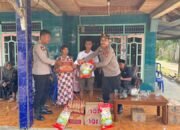 Kapolres Musi Rawas Utara Serahkan Bantuan Sembako untuk Keluarga Korban Tenggelam Azam dari Latifah