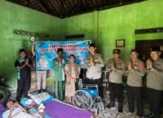 Sambut Bhayangkara 80. Kapolres Musi Rawas Serahkan Bantuan Kursi Roda