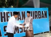 Wujud Syukur Idul Adha 1477 H, Polda Sumsel Salurkan Ratusan Hewan Qurban hingga ke Pelosok