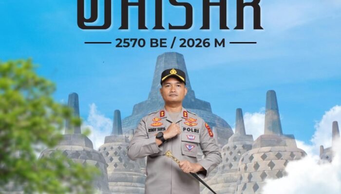 Polres Musi Rawas Utara Ucapkan Selamat Hari Raya Waisak 2570 BE, Tebarkan Pesan Cinta Kasih dan Kedamaian