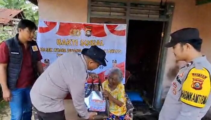 Implementasi Program Presisi, Polres Empat Lawang Gelar Bakti Sosial di Muara Pinang