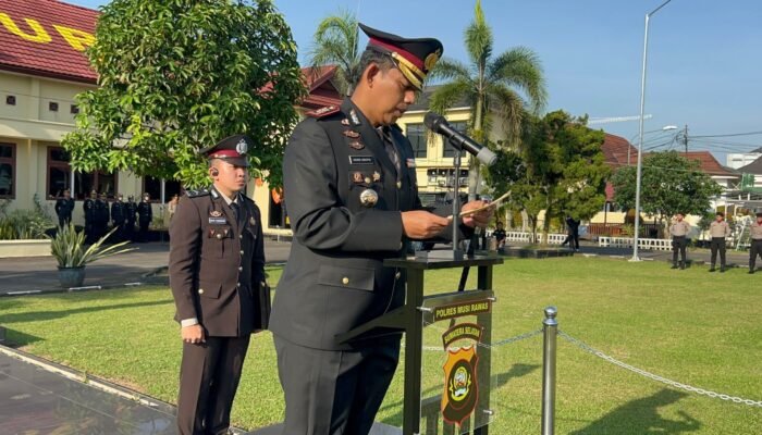 Hari Lahir Pancasila. Kapolres Musi Rawas : Jaga Keutuhan Bangsa Indonesia