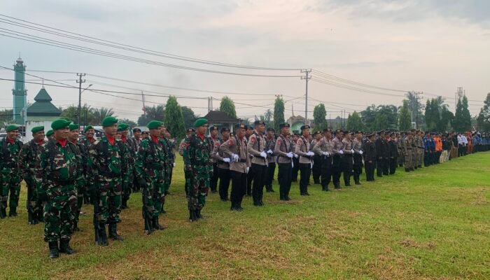 Personel Satbrimob Polda Sumsel Batalyon B Pelopor Ikuti Upacara Peringatan Hari Lahir Pancasila Tahun 2026
