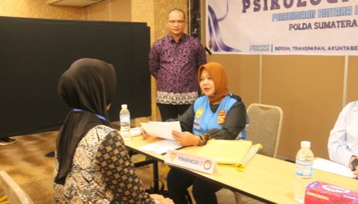 Polda Sumsel Perkuat SDM Unggul Melalui Seleksi Ketat Wawancara Psikologi Bintara Polri 2026
