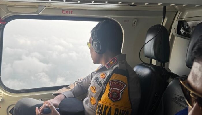 Polda Sumsel Gelar Patroli Udara Karhutla, Wakapolda Pimpin Pengawasan Empat Wilayah Strategis