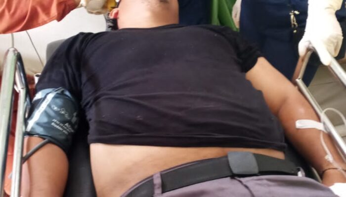 Sadis, Terpergok Curi Brondolan Sawit Nekat Tabrak Manager Kebun Perusahaan Hingga Bersimbah Darah