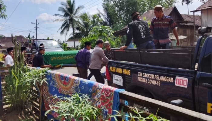 Bukan Kali Pertama, Randis Polsek Muara Pinang Kembali Antar Jenazah Warga sebagai Wujud Kepedulian Polri