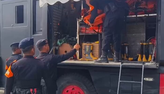 Pastikan Kesiapsiagaan SAR, Batalyon B Pelopor Lakukan Pemeriksaan Personel dan Peralatan