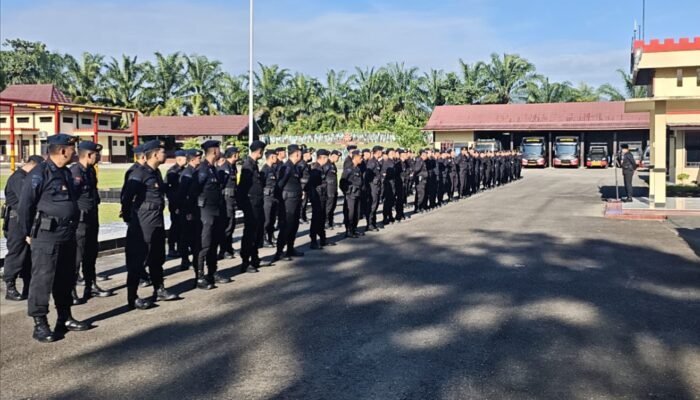 Akhir Pekan Batalyon B Pelopor Tetap Siaga