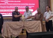 Sidang Secara Elektronik. Kakanwil Ditjenpas Sumatera Selatan Teken Mou Dengan Kalapas Surulangun Rawas