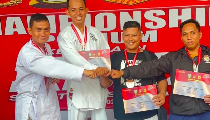 Ajang Kapolda Cup 2026, Tim Karate Polres Musi Rawas Borong 12 Medali
