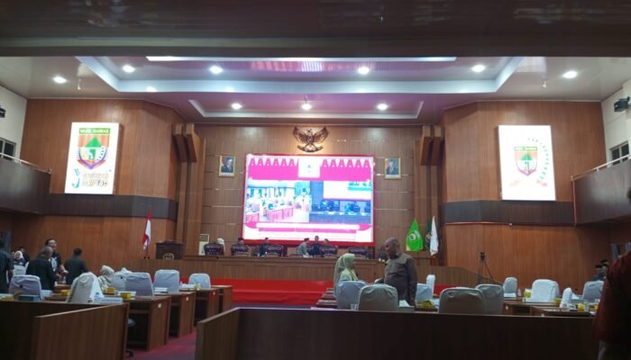 “Diduga Belum Deal ” Dengan Alasan Tidak Qourum, Rapat Paripurna Mendengarkan Laporan Komisi APBD 2025 Tetap Molor