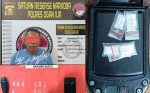 Satresnarkoba Polres Ogan Ilir Ringkus Residivis Pengedar Sabu, Polisi Sita Empat Paket Narkotika