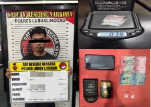 Kabur Saat Polisi Datang, Pengedar Sabu di Lubuk Linggau Berhasil Dibekuk