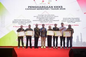 Apresiasi Capaian Hulu Migas Wilayah Sumbagsel, SKK Migas Berikan Penghargaan Kepada KKKS
