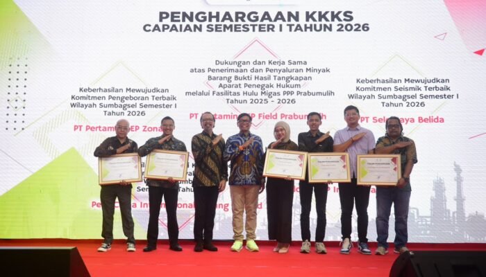 Apresiasi Capaian Hulu Migas Wilayah Sumbagsel, SKK Migas Berikan Penghargaan Kepada KKKS