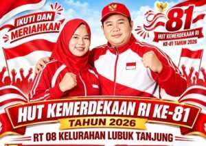 Meriahkan HUT RI 81, Rt 08 Kelurahan Lubuk Tanjung Gelar Berbagai Macam Aneka Lomba