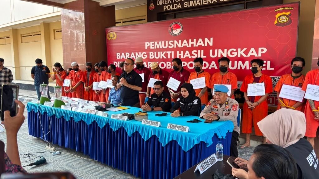 2,6 Kg Sabu dan 196 Ekstasi Dimusnahkan