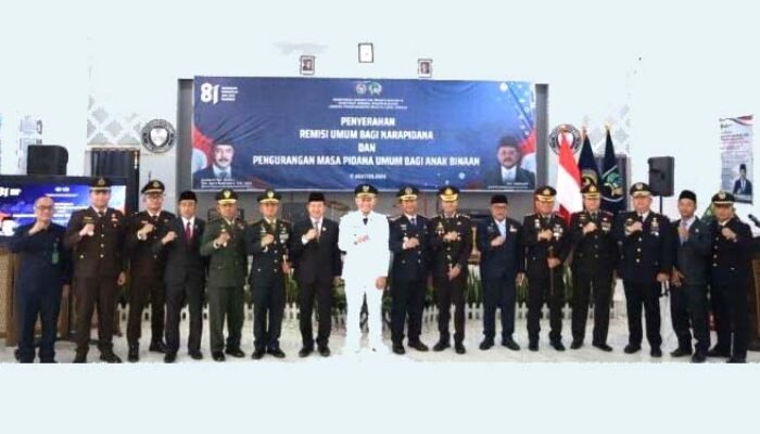 Moment HUT RI 81. 28 WBP Kelas II A Lubuklinggau Hirup Udara Bebas