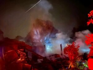 Jago Merah Mengamuk, Tiga Rumah Di Pedang Muara Beliti Rata Dengan Tanah