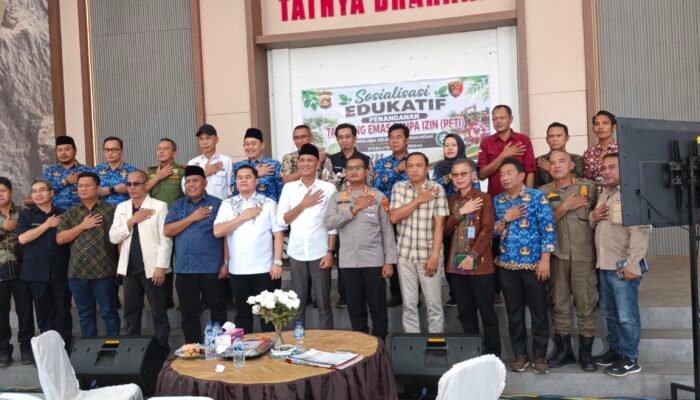 Polres Musi Rawas Utara Edukatif Penanganan Peti Libatkan Polda Sumsel