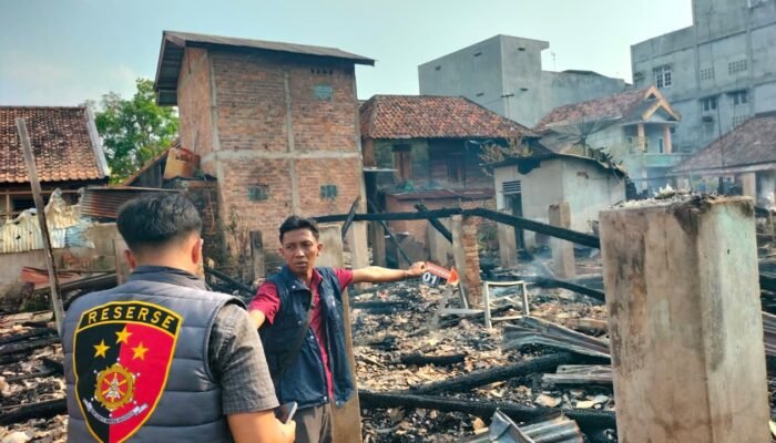 Tujuh Bedeng di Prabumulih, Rata Dengan Tanah Dilalap Si jago Merah