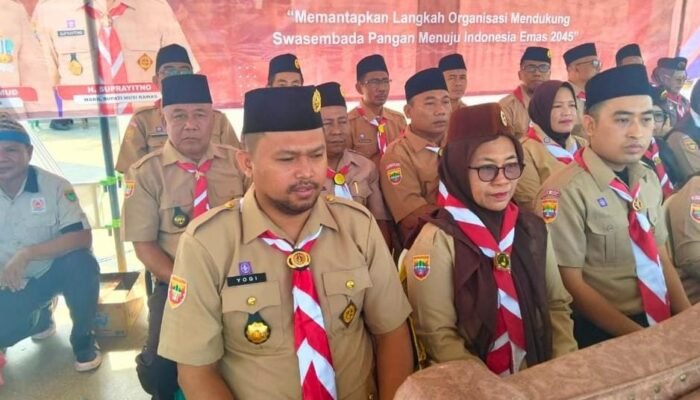 Perkuat Semangat Kepramukaan, Lapas Narkotika Muara Beliti Hadiri Upacara Hari Pramuka ke-65