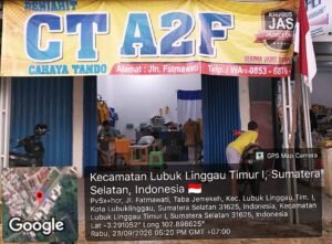 Cahaya Tando CT2F Taylor Hadir Di Lubuk linggau. Ini Lokasinya
