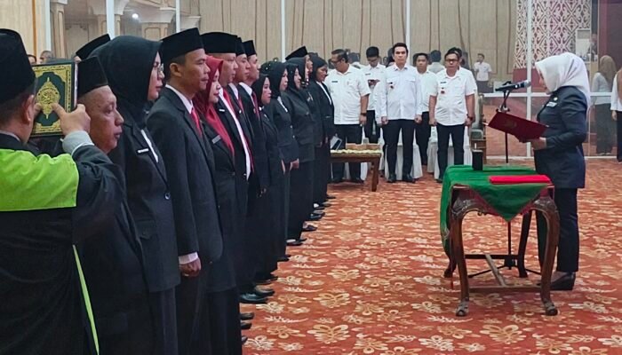 26 Kepala Sekolah Dilantik. Ini Pesan Bupati Musi Rawas