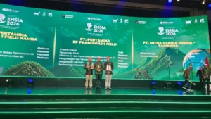 Dorong Operasi Hulu Migas Berkelanjutan, Pertamina EP Prabumulih Raih 6 Penghargaan di ENSIA 2026